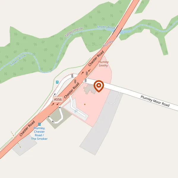 Map showing approximate location: Plumley Service Station, Chester Road, Plumley, WA16 0TY