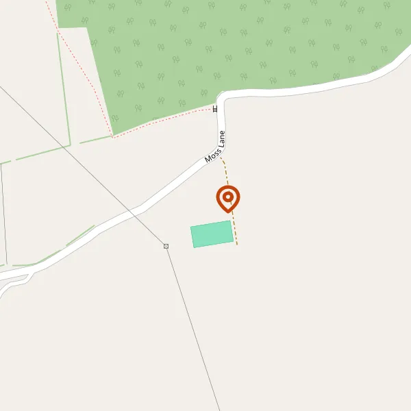 Map showing approximate location: Moss Wood Farm, Moss Lane, Over Tabley, WA16 0PL