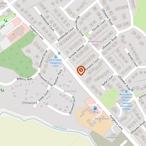 Map showing approximate location: Land West Of, Padgbury Lane, Congleton