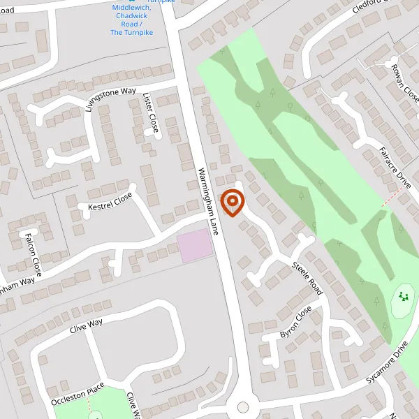 Map showing approximate location: Land North of HORSESHOE FARM, WARMINGHAM LANE, MOSTON, MIDDLEWICH, CW10 0HJ