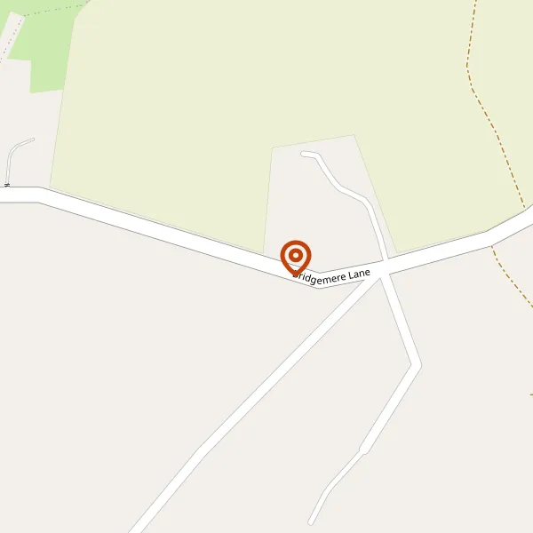 Map showing approximate location: Fletchers Pool, Bridgemere Lane, Hunsterson