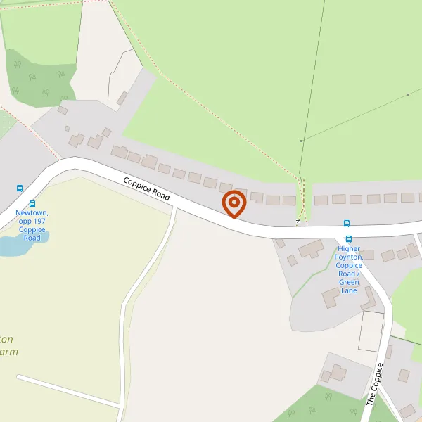 Map showing approximate location: Land North side of COPPICE ROAD, POYNTON, SK12 1SP