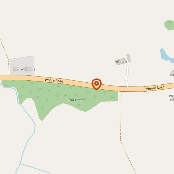 Map showing approximate location: Lower College Fields Farm, Audlem Road Woore, CW3 9RW