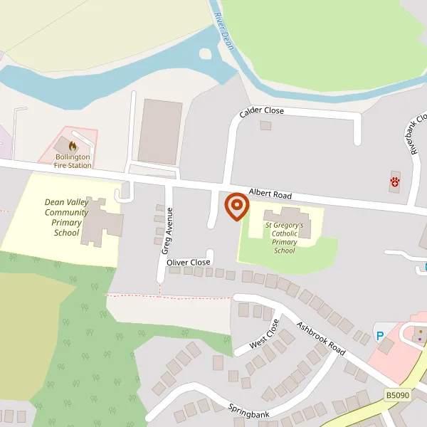 Map showing approximate location: 2, Hartley Green, Bollington, SK10 5JF