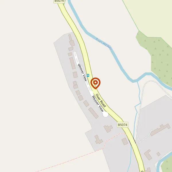 Map showing approximate location: MILE OAK, NANTWICH ROAD, CHURCH MINSHULL, CW5 6DY