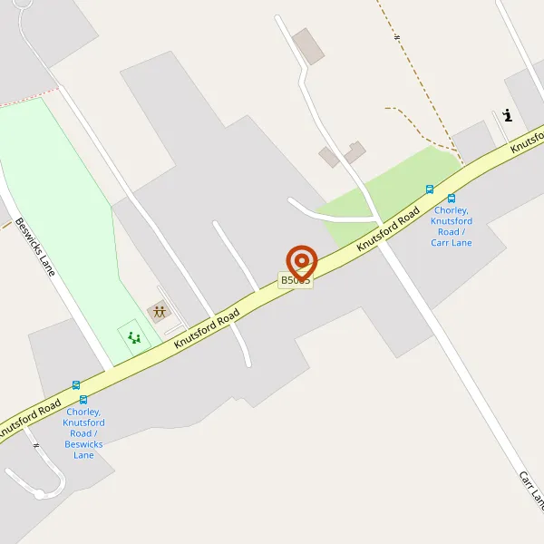 Map showing approximate location: Red Beech House, 78, Knutsford Road, Alderley Edge, SK9 7SF