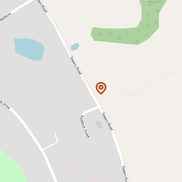 Map showing approximate location: NORTHWOOD, 38, TOWERS ROAD, POYNTON, STOCKPORT, CHESHIRE, SK12 1DD