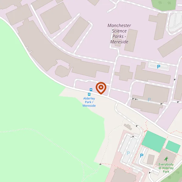 Map showing approximate location: Land At Mereside Campus, Alderley Park, Congleton Road, Nether Alderley