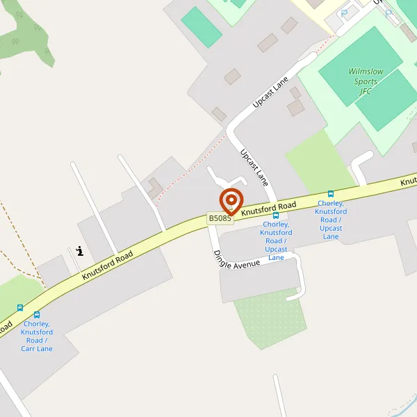 Map showing approximate location: The Homestead, 36, Knutsford Road, Alderley Edge, Wilmslow, Cheshire, SK9 7SF