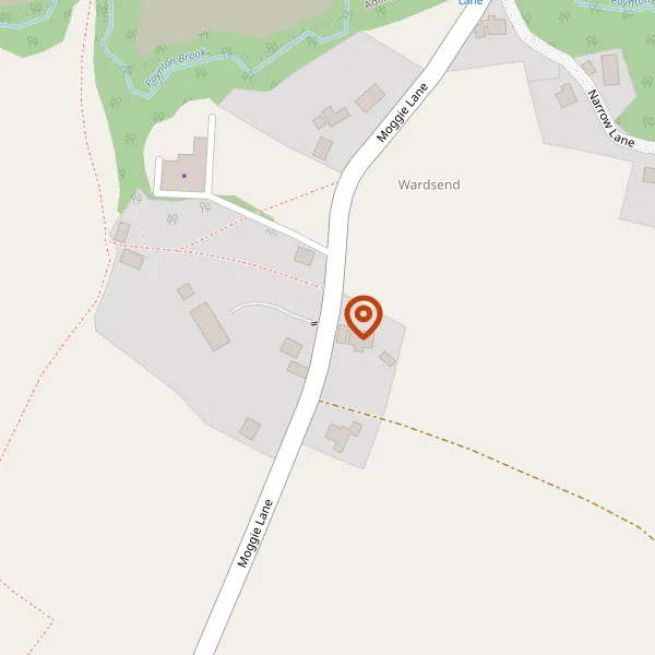 Map showing approximate location: Development Site, Moggie Lane, Adlington