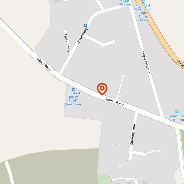 Map showing approximate location: Yarnbury, Tabley Road, Knutsford, Cheshire East, WA16 0NG