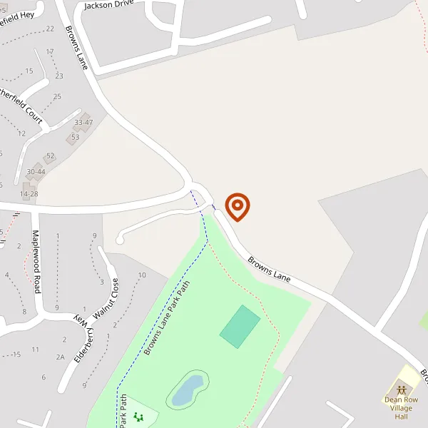 Map showing approximate location: The Hollies, Browns Lane, Wilmslow, SK9 2BR