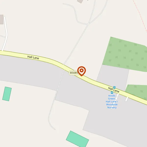 Map showing approximate location: Oak Hall Farm, Hall Lane, Mobberley, Cheshire, WA16 7AH