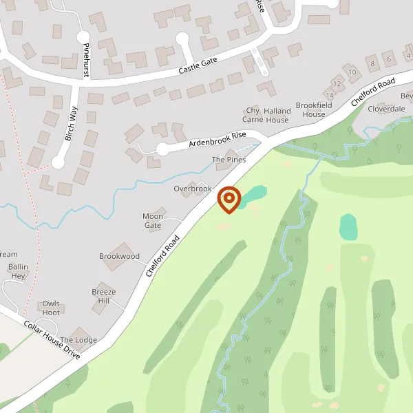 Map showing approximate location: Breeze Hill, Chelford Road, Prestbury, Cheshire, Sk10 4Aw