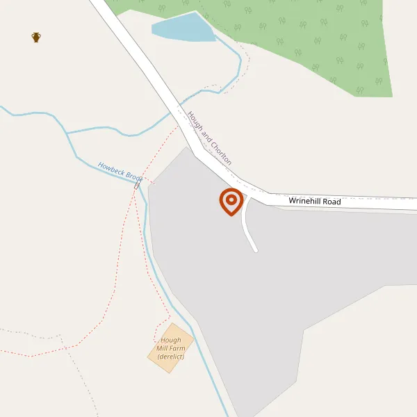 Map showing approximate location: Cliffe Cottage, WRINEHILL ROAD, WYBUNBURY, CW5 7NU