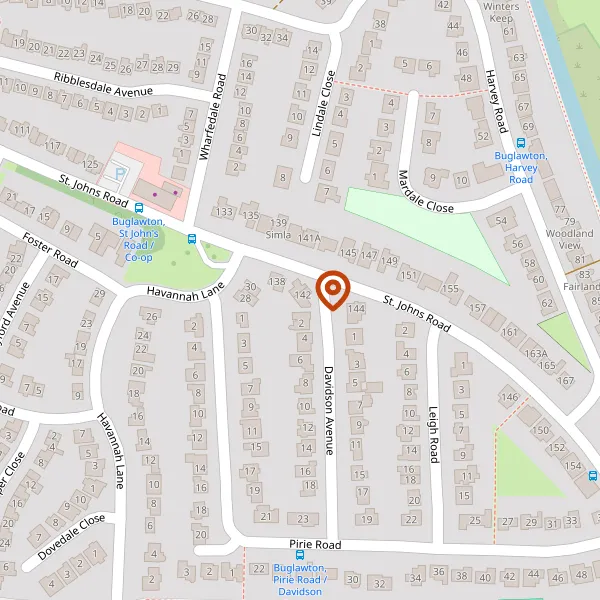 Map showing approximate location: 142, St Johns Road, Congleton, CW12 2EH