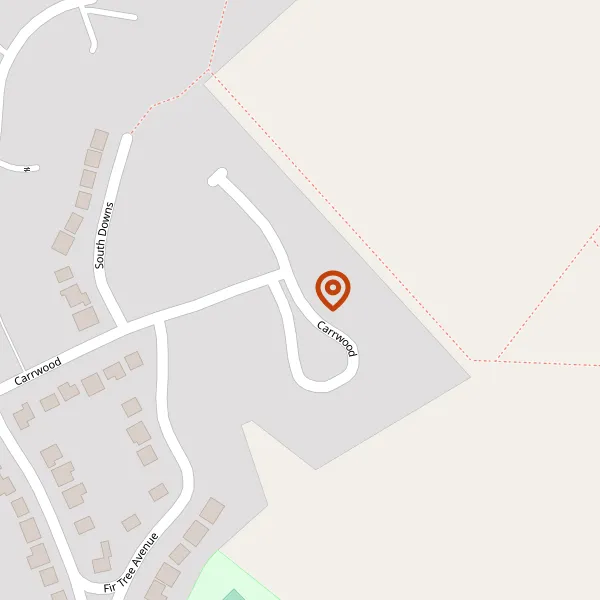 Map showing approximate location: 38, CARRWOOD, KNUTSFORD, WA16 8NE