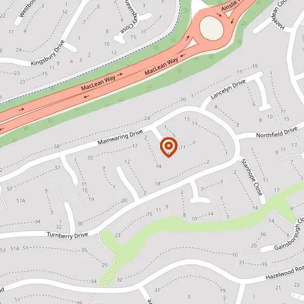 Map showing approximate location: 8, MUIRFIELD CLOSE, WILMSLOW, CHESHIRE, SK9 2QT