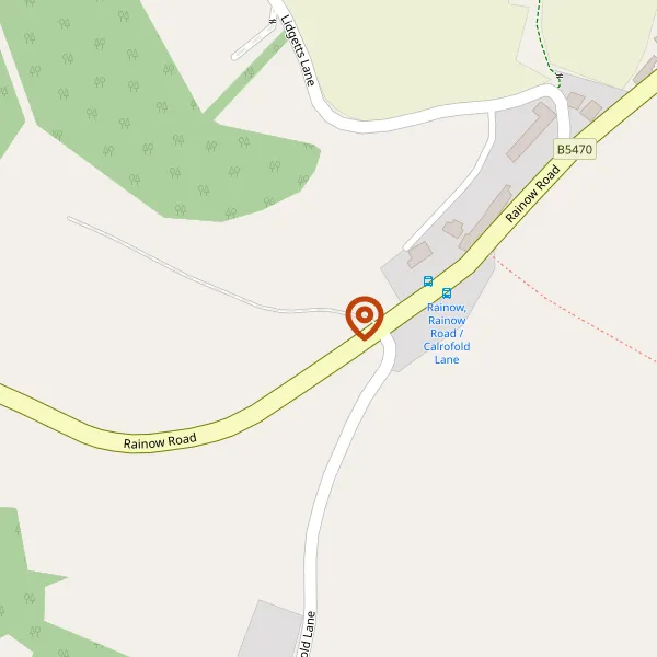 Map showing approximate location: Cesterbridge House, Cester Bridge, Rainow Road, Rainow, Cheshire, SK10 5TE