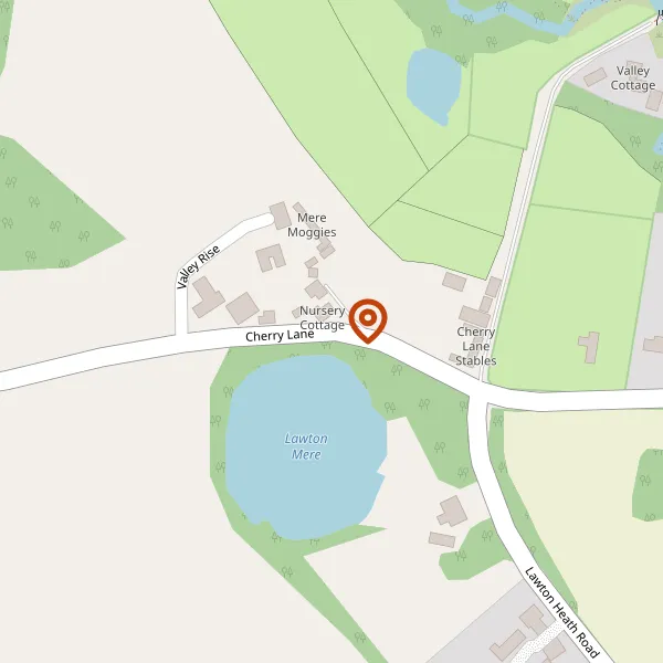 Map showing approximate location: Land adjacent to, Bridge House Farm, Cherry Lane, RODE HEATH, Stoke on Trent, ST7 3QX