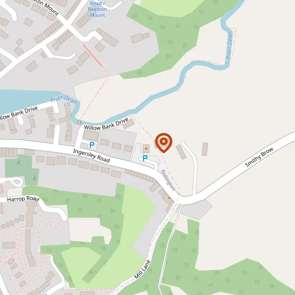 Map showing approximate location: 22, Ingersley Road, Bollington, Macclesfield, Cheshire, SK10 5RF