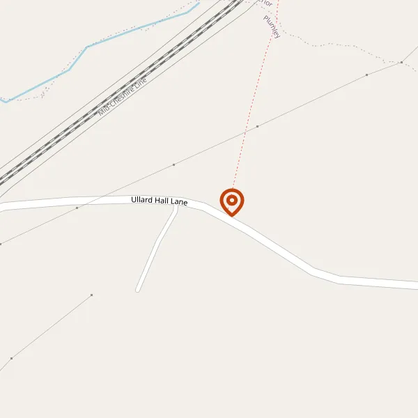 Map showing approximate location: Heathfield, Ullard Hall Lane, Plumley, WA16 9RN