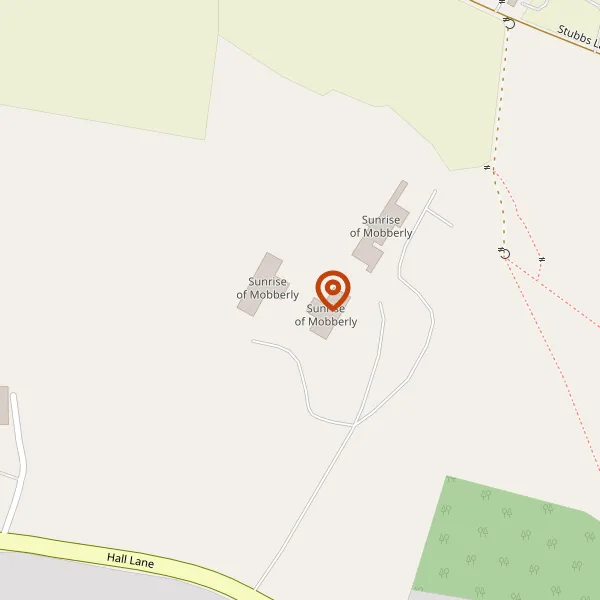 Map showing approximate location: Cranford Grange, Hall Lane, Mobberley, Cheshire, WA16 7DZ