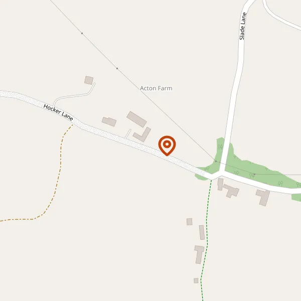 Map showing approximate location: The Old House, Hocker Lane, Over Alderley, Cheshire