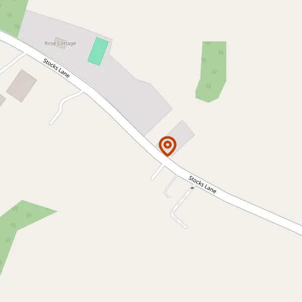 Map showing approximate location: New Hall, Stocks Lane, Over Peover, WA16 9HE