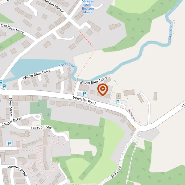 Map showing approximate location: 10, Ingersley Road, Bollington, Macclesfield, Cheshire, SK10 5RF