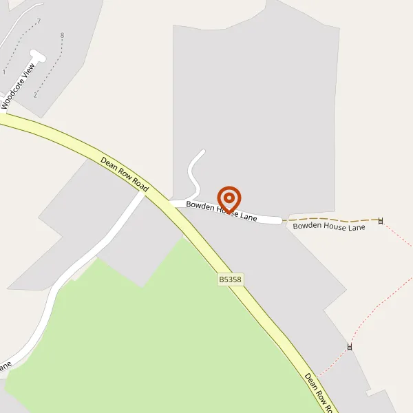 Map showing approximate location: The Barn, Bowden House Lane, Wilmslow, SK9 2TY