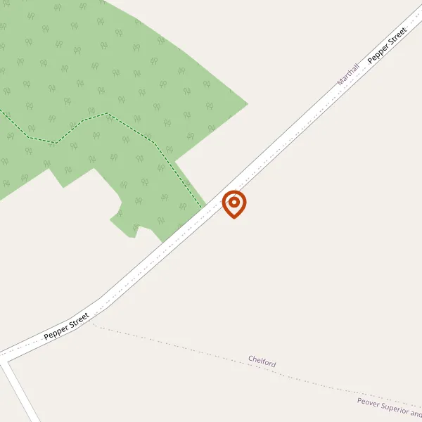 Map showing approximate location: HOLLY TREE HOUSE, PEPPER STREET, CHELFORD, MACCLESFIELD, CHESHIRE, SK11 9BE