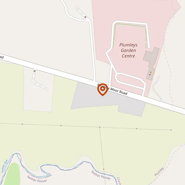 Map showing approximate location: Merridale, Plumley Moor Road, Plumley, WA16 9SB