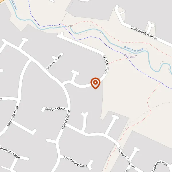 Map showing approximate location: 9, Kemble Close, Wistaston, Cheshire, CW2 6XN