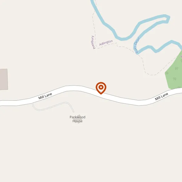 Map showing approximate location: Carr House Farm, Mill Lane, Prestbury, SK10 4LT