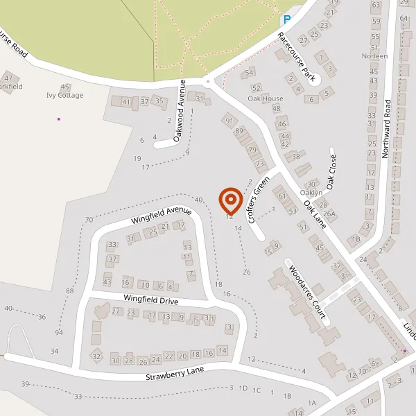 Map showing approximate location: 36, WINGFIELD AVENUE, WILMSLOW, SK9 6AL