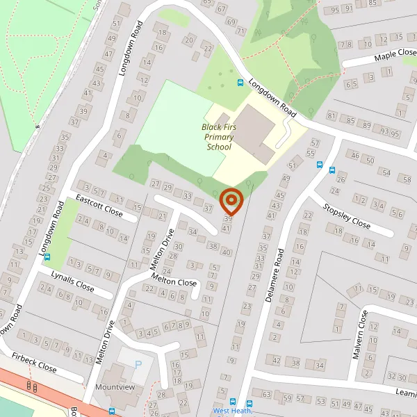 Map showing approximate location: 37, MELTON DRIVE, CONGLETON, CW12 4YF