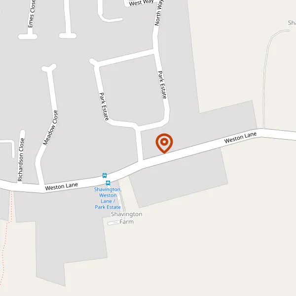 Map showing approximate location: 83, Park Estate, Shavington, Cheshire East, CW2 5AW