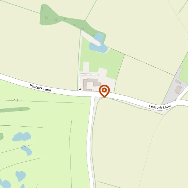 Map showing approximate location: Broad Oak Farm, Peacock Lane, High Legh, Cheshire, WA16 6PH