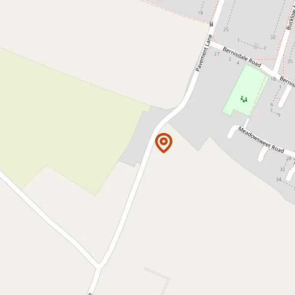 Map showing approximate location: THE BUNGALOW, PAVEMENT LANE, MOBBERLEY, KNUTSFORD, CHESHIRE, WA16 7EJ