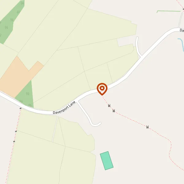 Map showing approximate location: Meadow Cottage, Davenport Lane, Mobberley, WA16 7NB