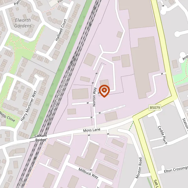 Map showing approximate location: Unit 2, NORTON WAY, SANDBACH, CW11 3WL