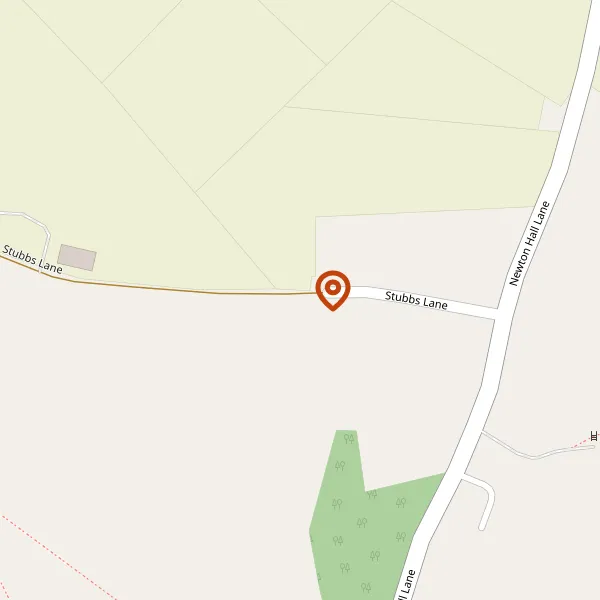 Map showing approximate location: ANDAR, STUBBS LANE, MOBBERLEY, WA16 7LG