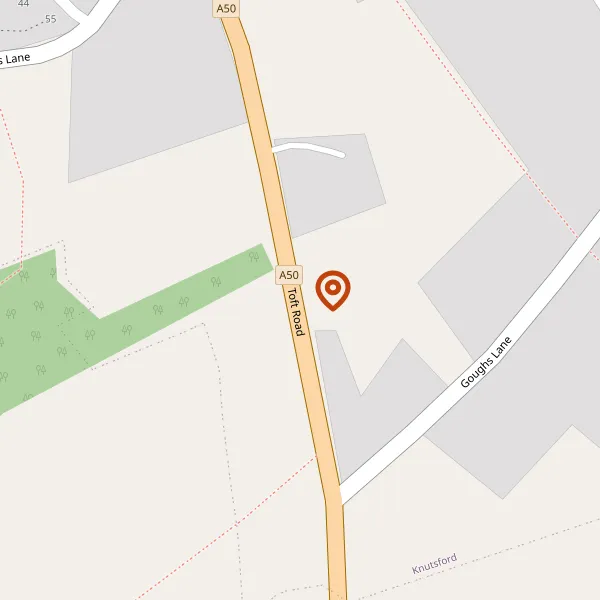 Map showing approximate location: ROSE BANK, TOFT ROAD, KNUTSFORD, KNUTSFORD, CHESHIRE, WA16 9EH