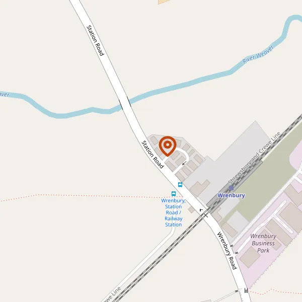 Map showing approximate location: Land South of Sandfield House, Station Road, Wrenbury, CW5 8EX