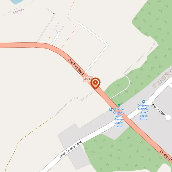 Map showing approximate location: Ollerton Nursery, Chelford Road, Ollerton, WA16 8RJ