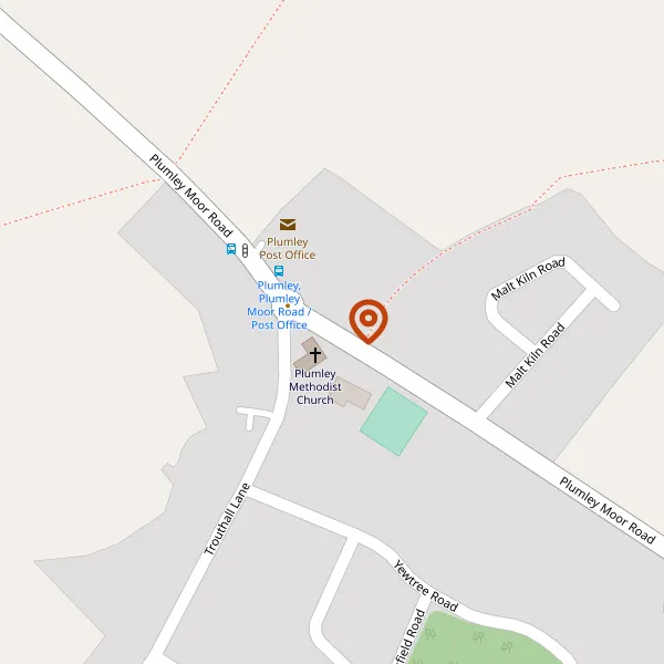 Map showing approximate location: Wilmar, Plumley Moor Road, Plumley, Knutsford, Cheshire, WA16 0TT