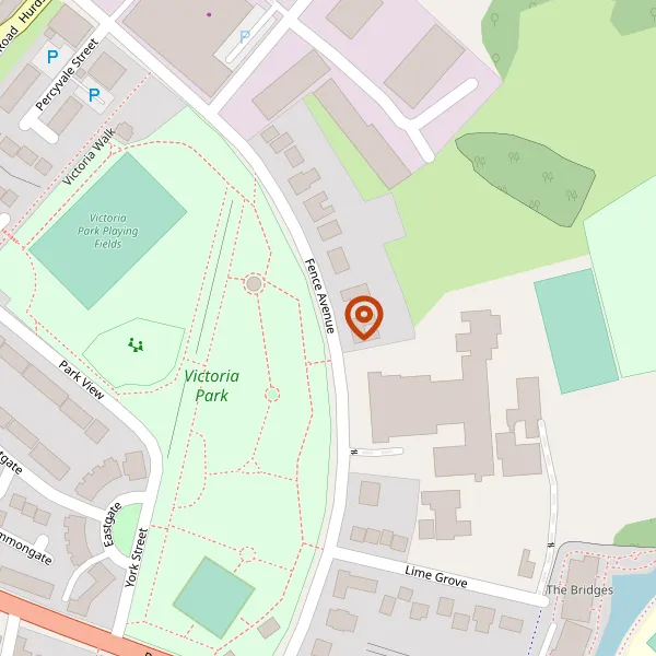 Map showing approximate location: Park House, FENCE AVENUE, MACCLESFIELD