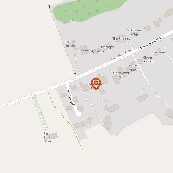 Map showing approximate location: Magnolia House, Withinlee Road, Prestbury, Cheshire, SK10 4AT