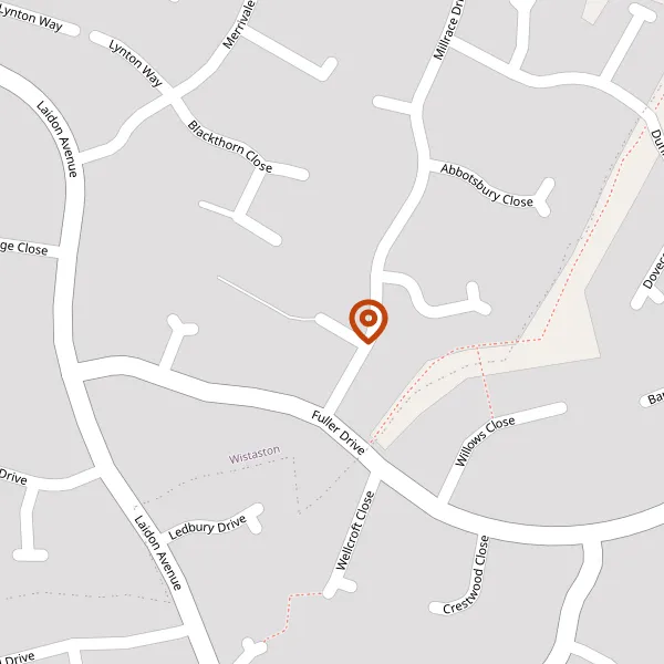 Map showing approximate location: 3, Hidcote Close, Wistaston, CW2 6XF